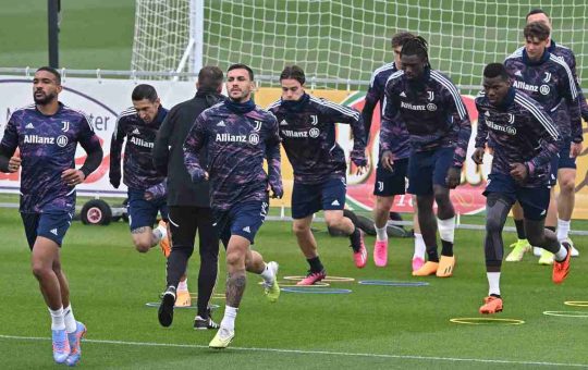 Allenamento a La Continassa - NewsSportive.it