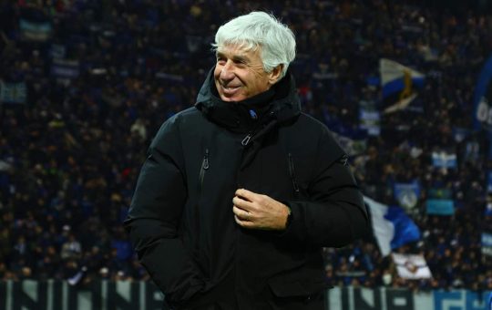 Gasperini esulta per la permanenza del calciatore