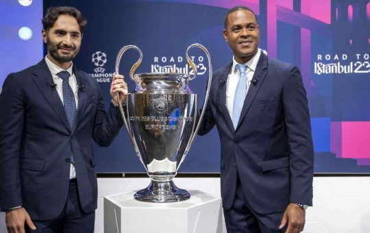 Patrick Kluivert e Hamit Altintop