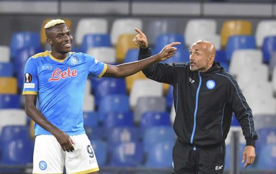 Spalletti e l'impiego di Osimhen contro il Milan