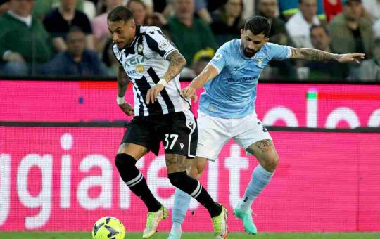 Roberto Pereyra in azione contro la Lazio - NewsCellulari.it